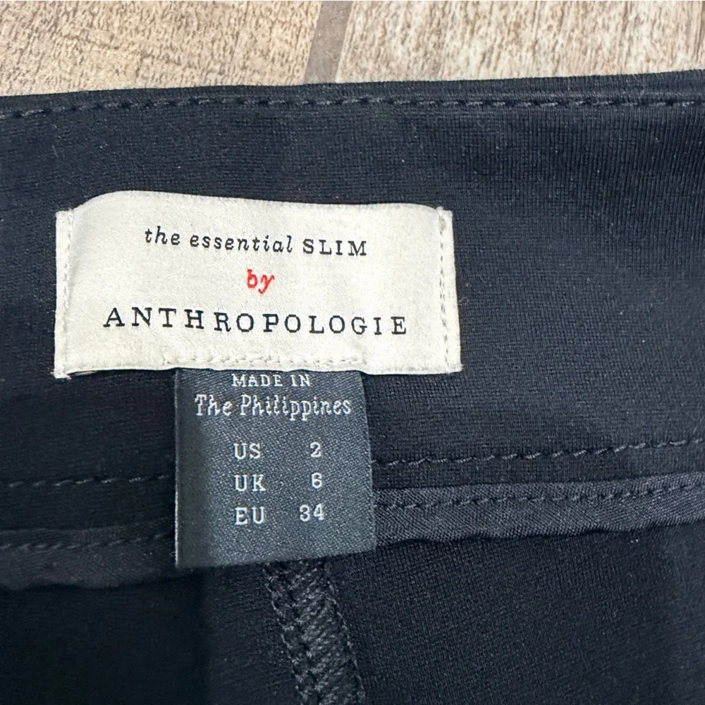 Anthropologie | Black Skinny Dress Pants